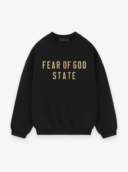 Essentials Fleece Crewneck Black