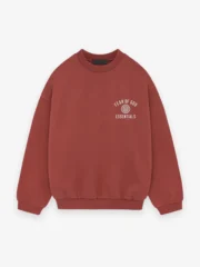 Essentials Fleece Crewneck Crimson