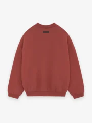 Essentials Fleece Crewneck Crimson
