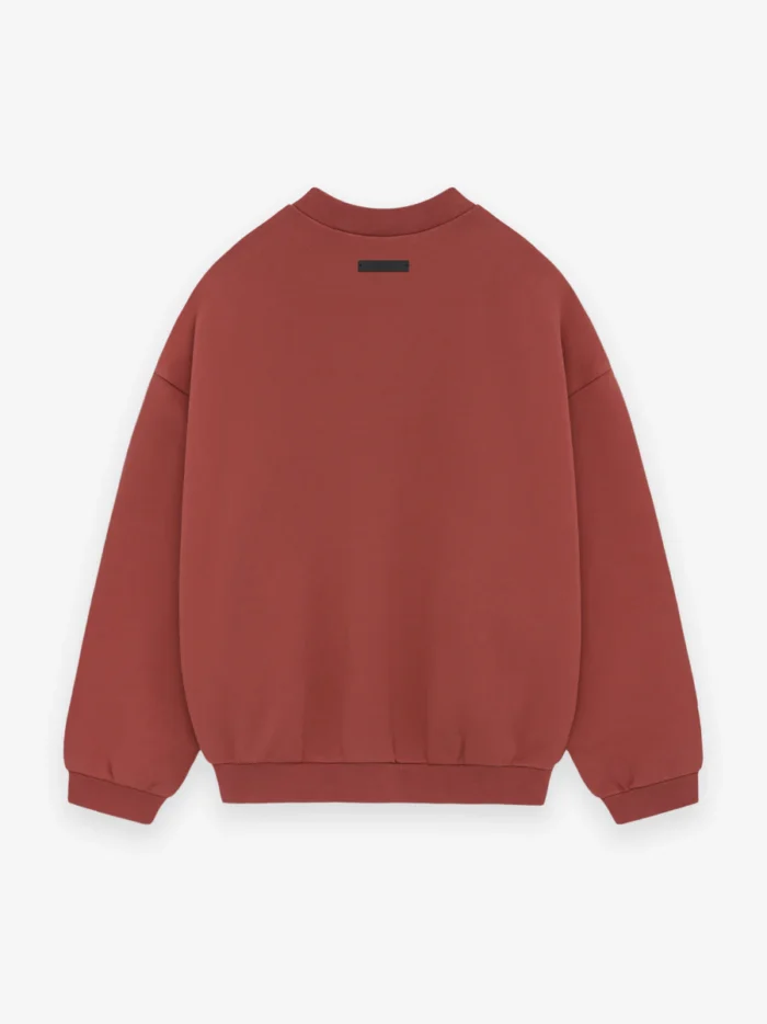 Essentials Fleece Crewneck Crimson