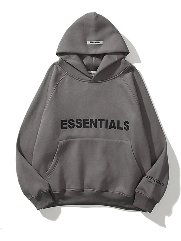 Gray Essentials Hoodie