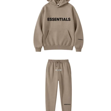 Essentials Tracksuit Brown Oversized