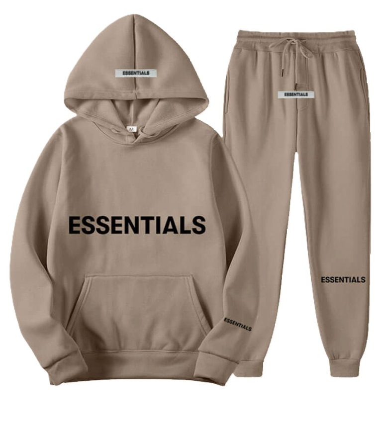 Essentials Tracksuit Brown Oversized