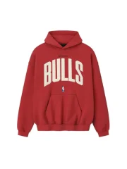 Essentials Bulls Red Hoodie