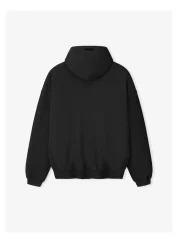 Essentials Faded Black Hoodie 2