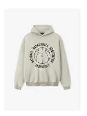 Essentials National Association Hoodie Grey