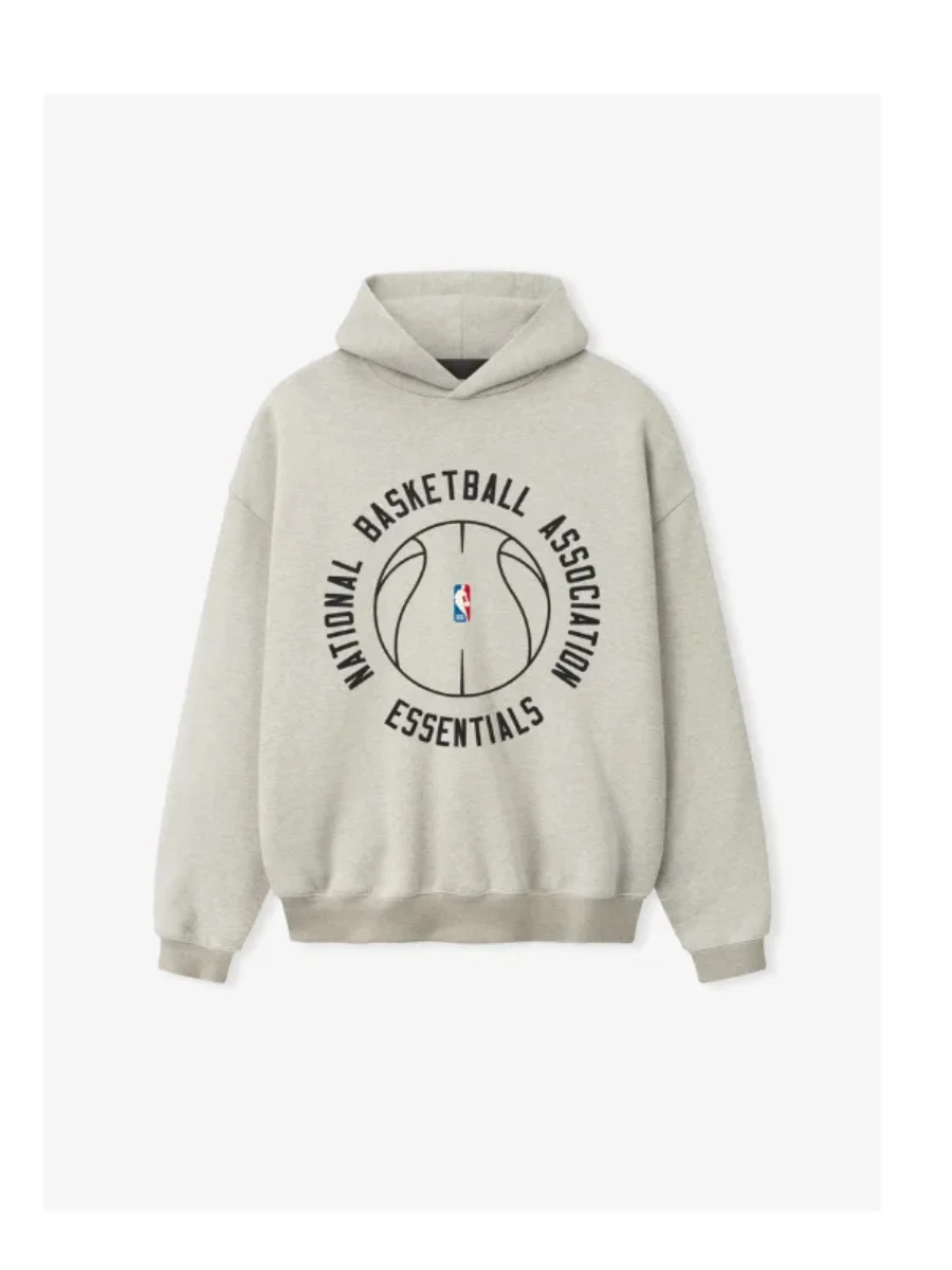 Essentials National Association Hoodie Grey