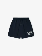 Essentials USA Blue Jersey Shorts