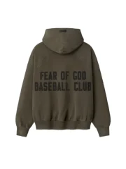 Essentials Baseball Club Brown Hoodie 2