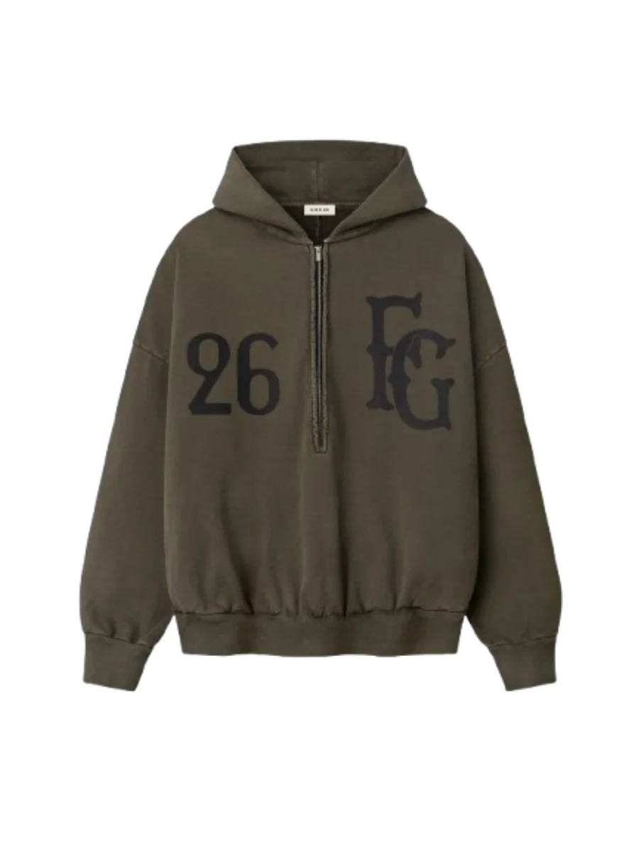 Essentials Baseball Club Brown Hoodie