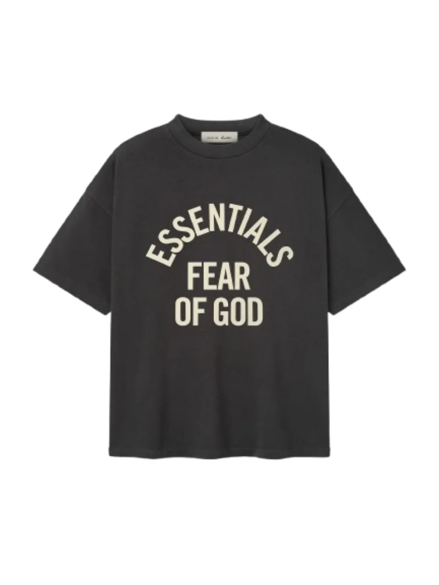 Essentials Campus 90s Faded Black T Shirts