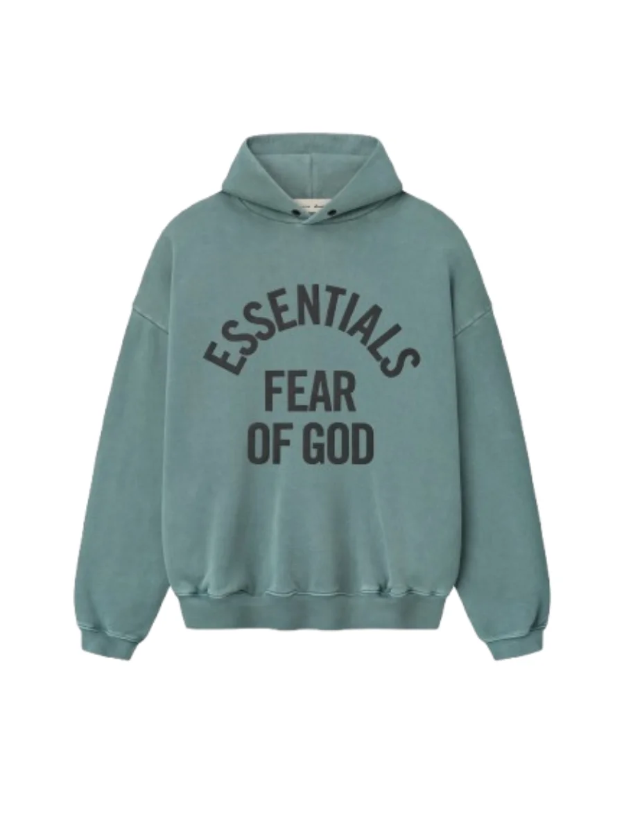 Essentials Campus 90s Hoodie Faded Coastal