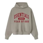Essentials Classic Smoke Grey Hoodie