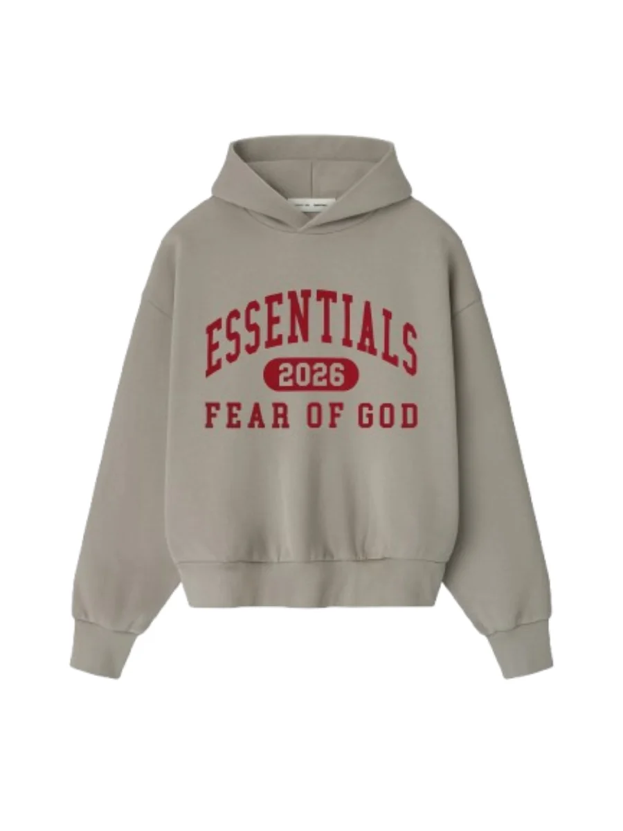 Essentials Classic Smoke Grey Hoodie