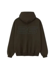 Essentials Heavy Fleece 90s Brown Hoodie 2