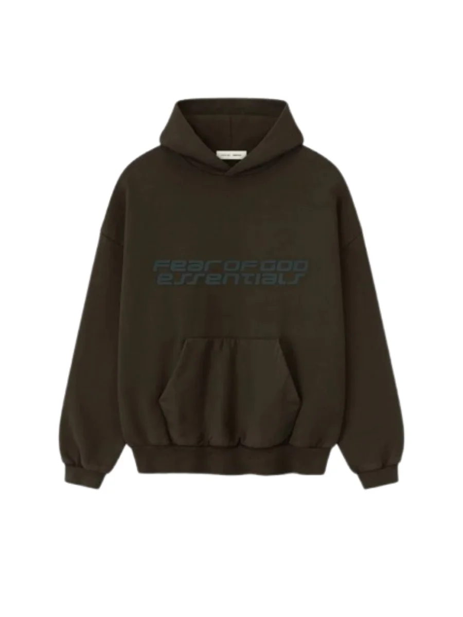 Essentials Heavy Fleece 90s Brown Hoodie