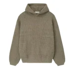 Essentials Heavy Waffle 90s Hoodie Brown