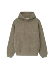 Essentials Heavy Waffle 90s Hoodie Brown