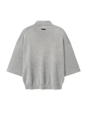Essentials Signature 90s Knit Polo Grey T Shirts 2