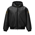 Essentials Vanson Leather Hooded Jacket