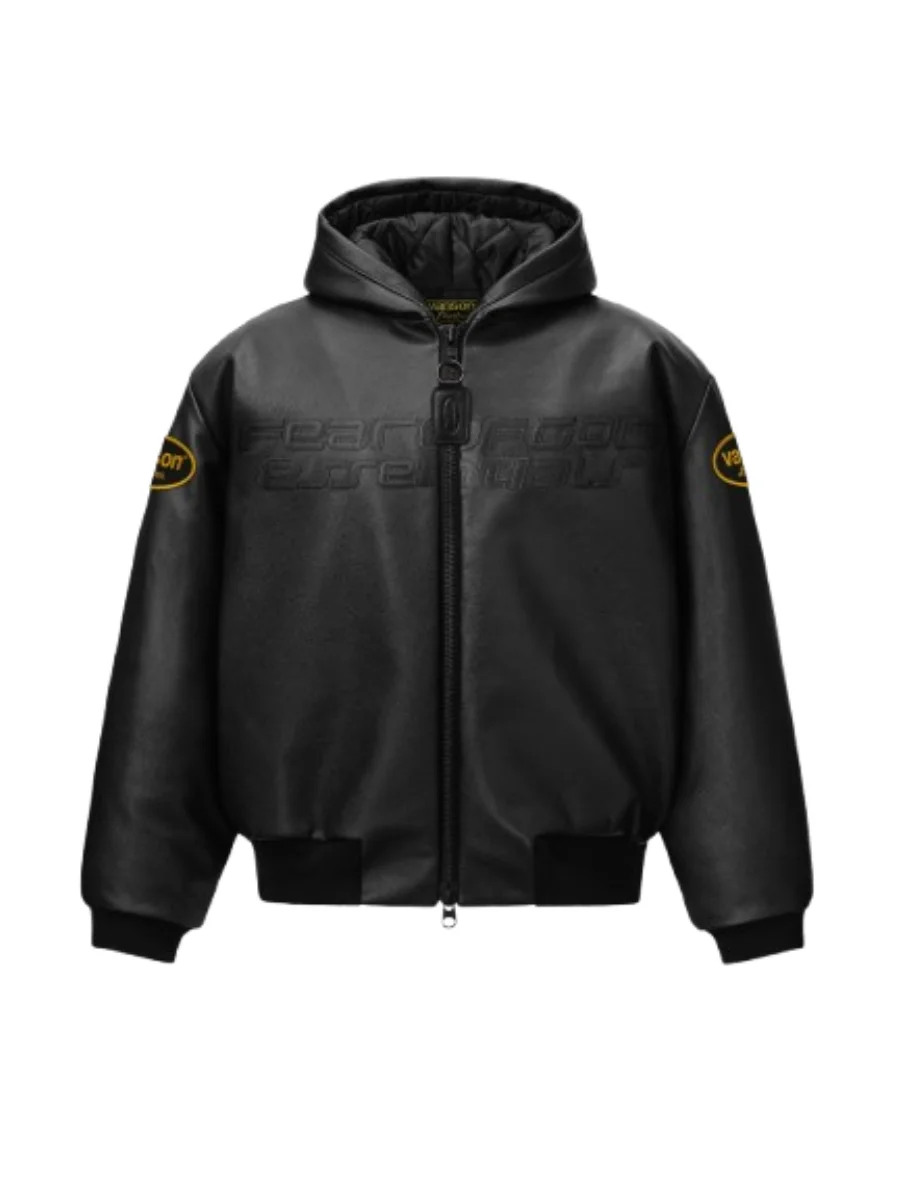Essentials Vanson Leather Hooded Jacket