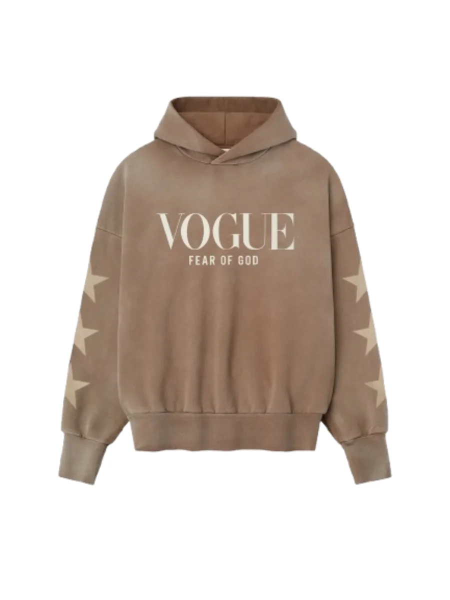 Essentials Vogue Fear Of God Hoodie Brown