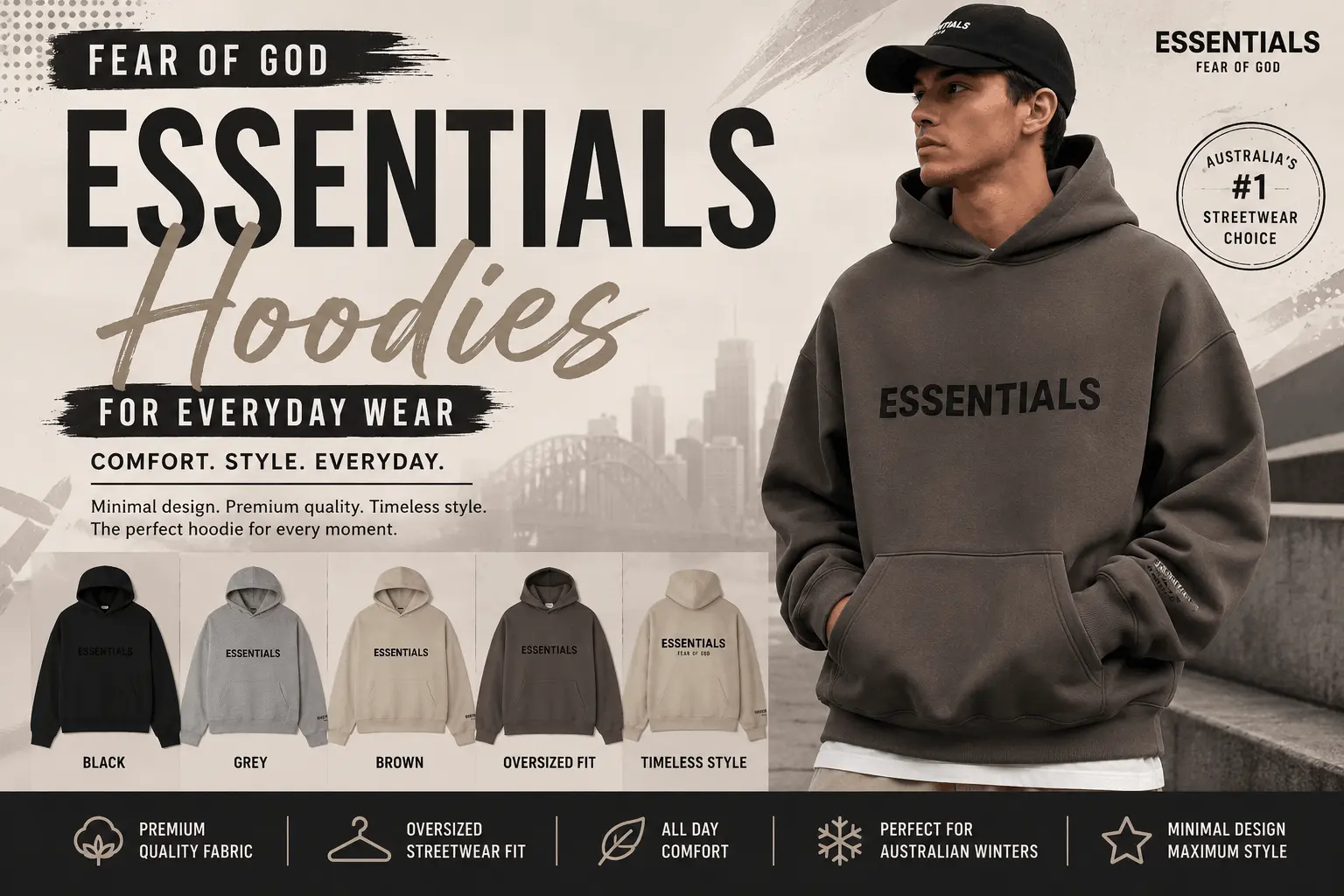 Best Fear of God Essentials Hoodie