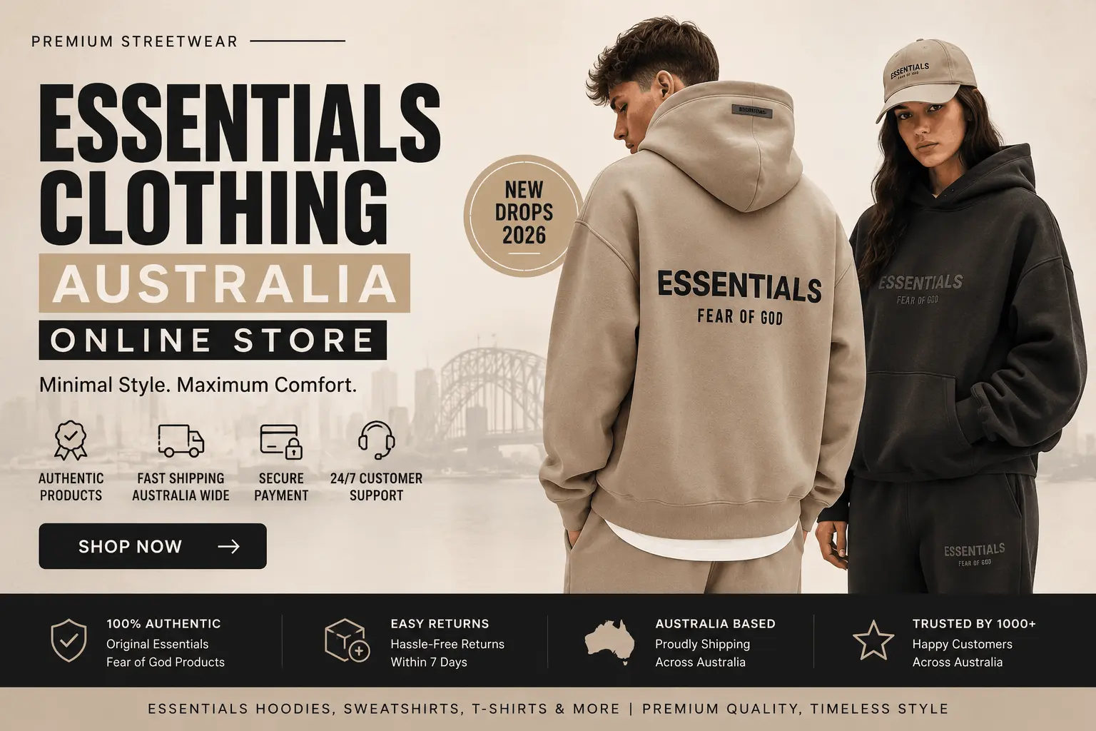 Essentials Clothing Australia Online Store