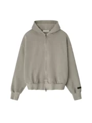 Essentials Embroidered Full Zip Hoodie