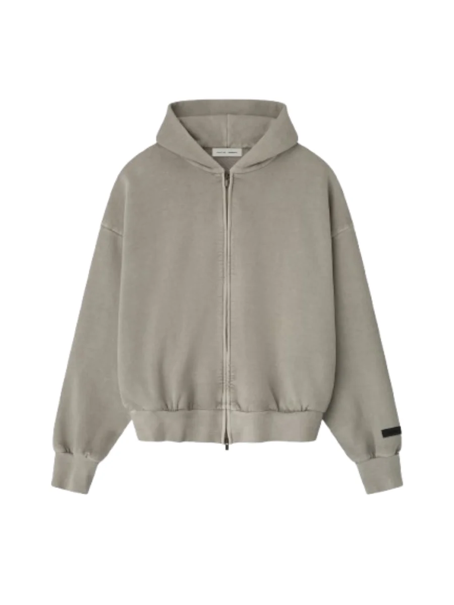 Essentials Embroidered Full Zip Hoodie