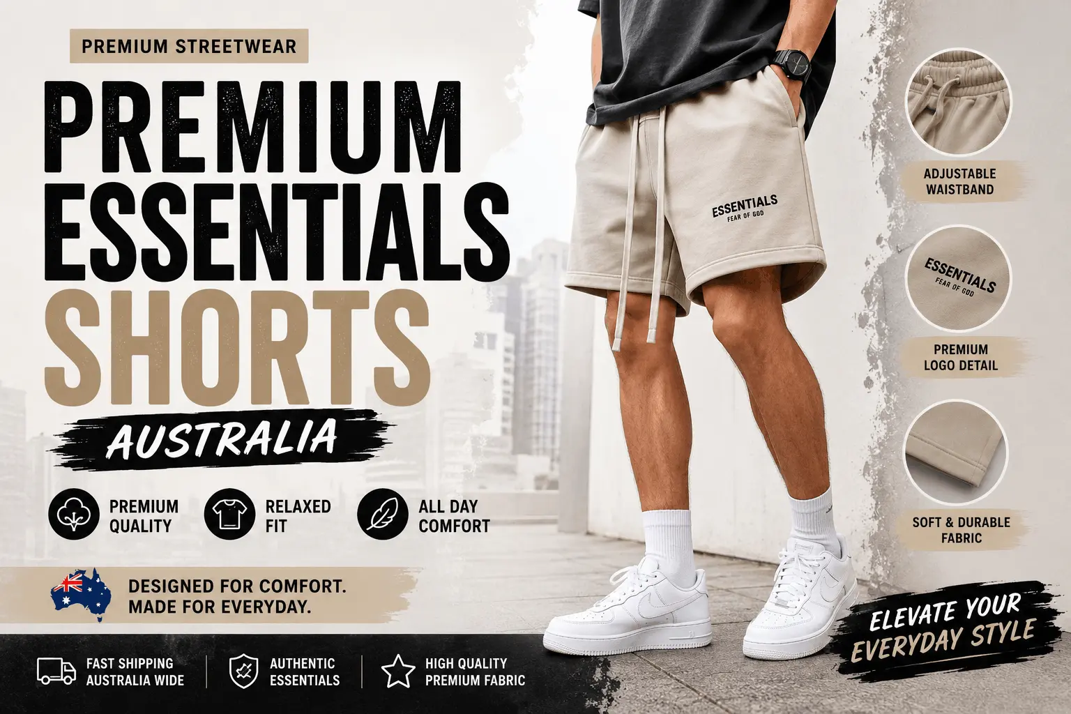 Premium Essentials Shorts Australia