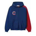 Essentials Cubs Half Zip Chicago Blue Hoodie