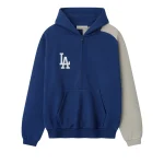 Essentials Dodgers Raglan Half Zip Hoodie