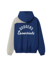 Essentials Dodgers Raglan Half Zip Hoodie 2