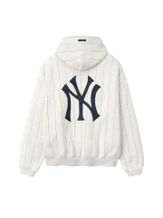 Essentials Yankees Sport White Hoodie 2