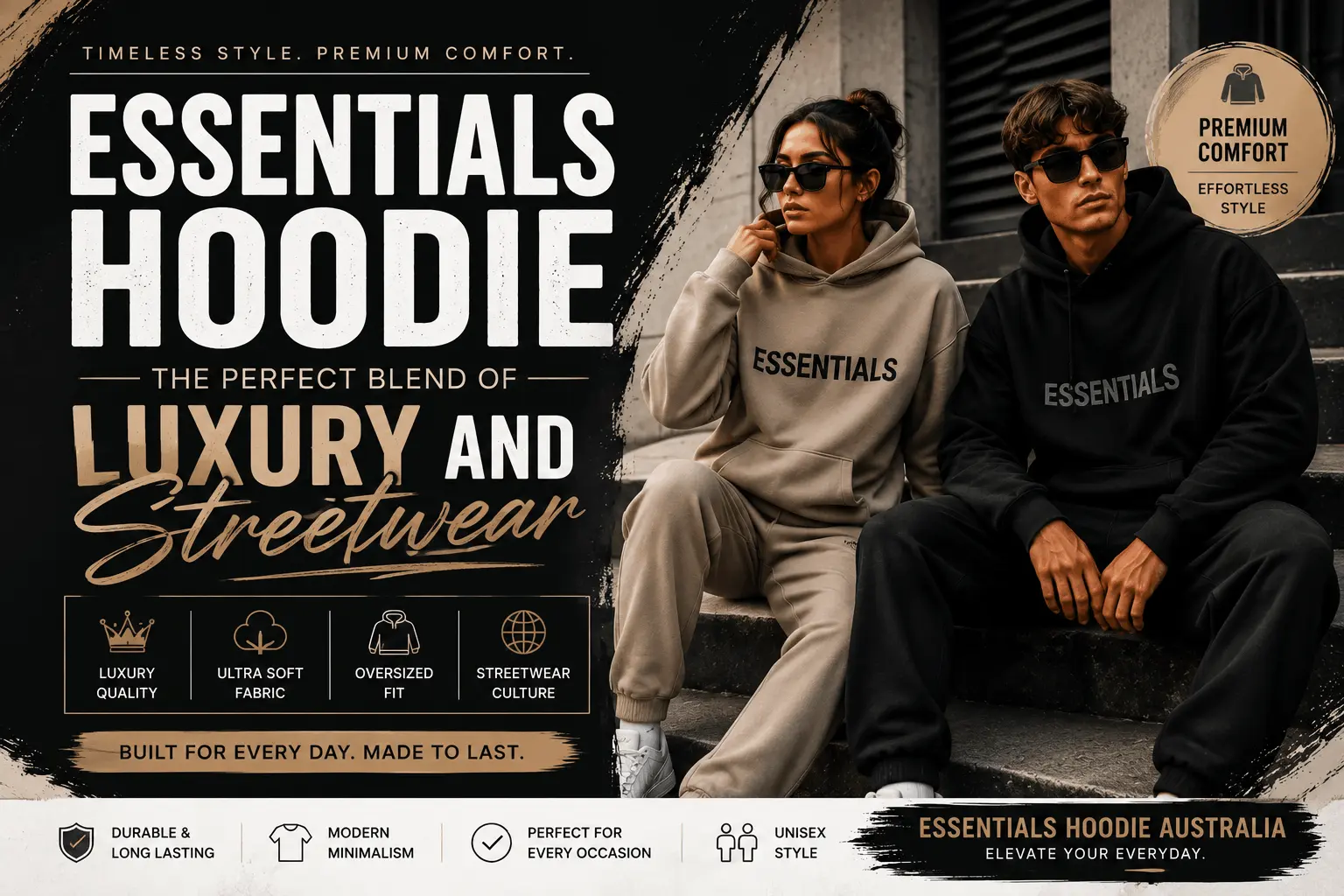 Essentials Hoodie the Perfect Blend of Luxury and Streetwear