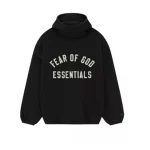 Fear of God Essentials Fleece Hoodie Black