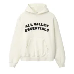 Essentials All Valley 90s Ivory Hoodie