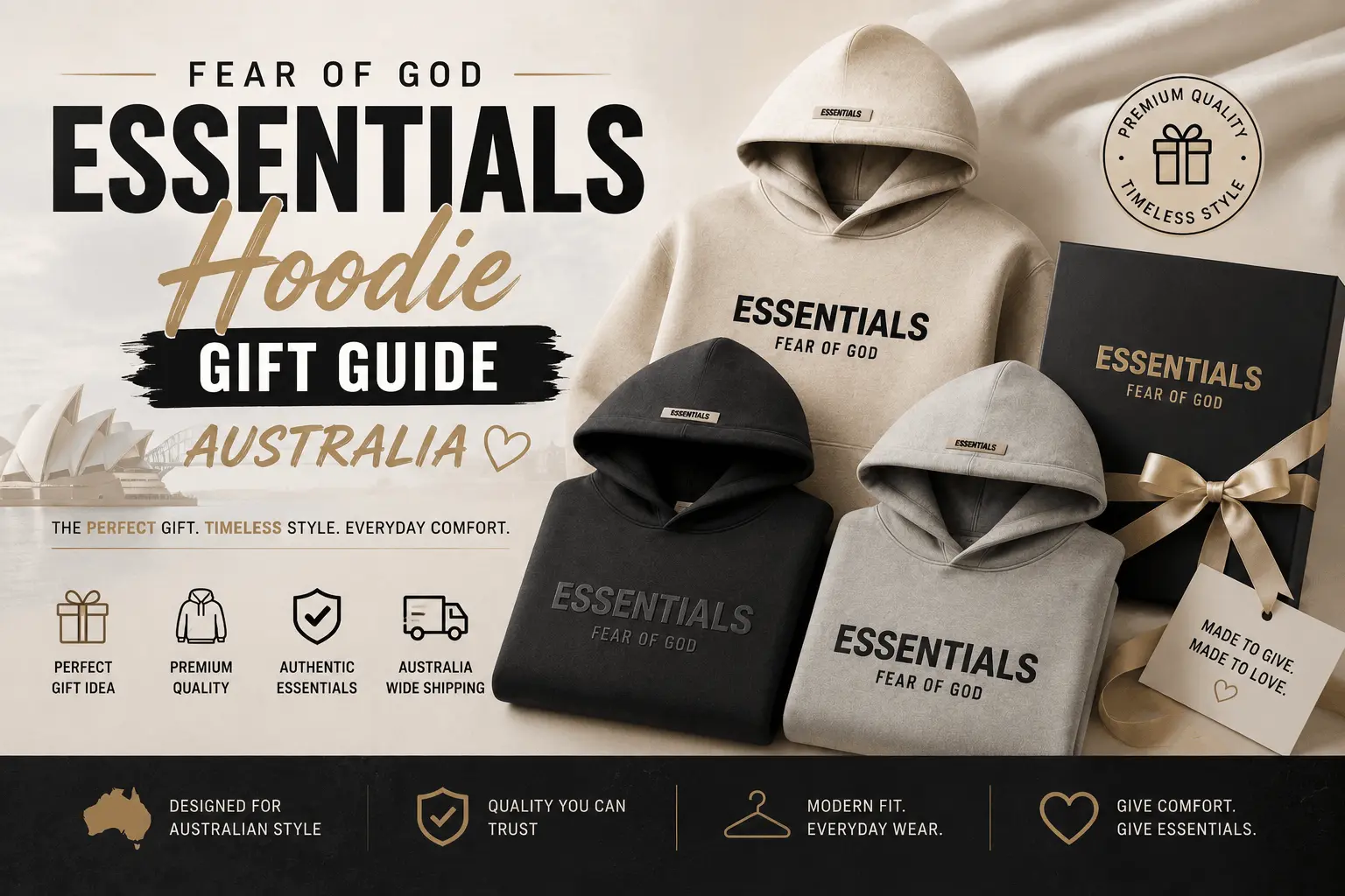 Essentials Hoodie Gift Guide Australia