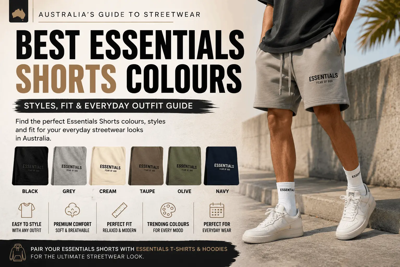 Best Essentials Shorts Colours