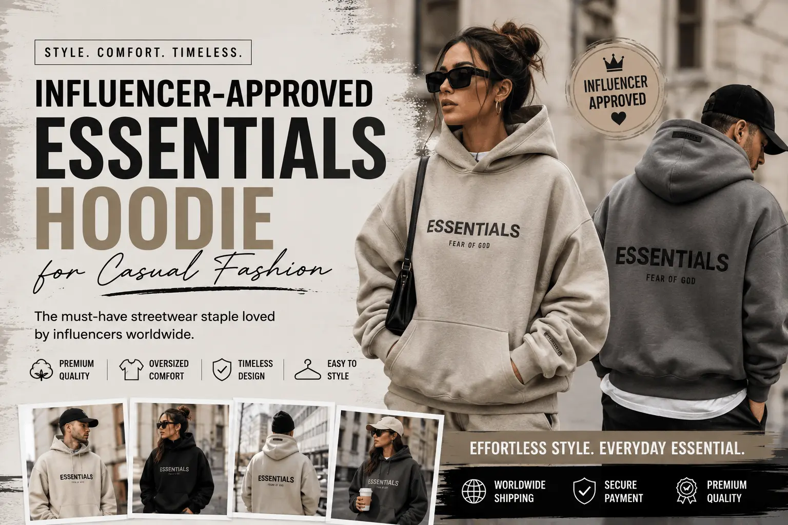 Influencer-Approved Essentials Hoodie