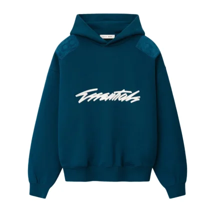 Essentials Classic Fog Raglan Hoodie Night Sea