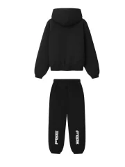 Essentials Classic Half Raglan Tracksuit Black - Image 2