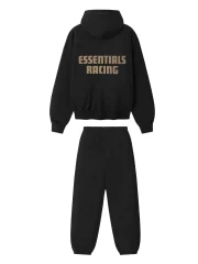 Essentials Classic Raglan Tracksuit Black 2