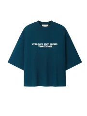 Essentials Fear of God Racing T-shirt Night Sea