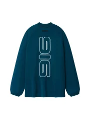 Essentials Tricot 90s Relaxed Mock Neck Sweatshirt - Image 2