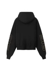 Essentials Womens Fog Black Hoodie - Image 2