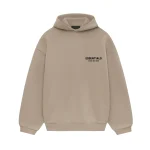 Fear Of God Essentials Fleece Hoodie Sand